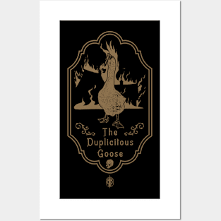 The Duplicitous Goose Tavern Sign - Bronze Variant Posters and Art